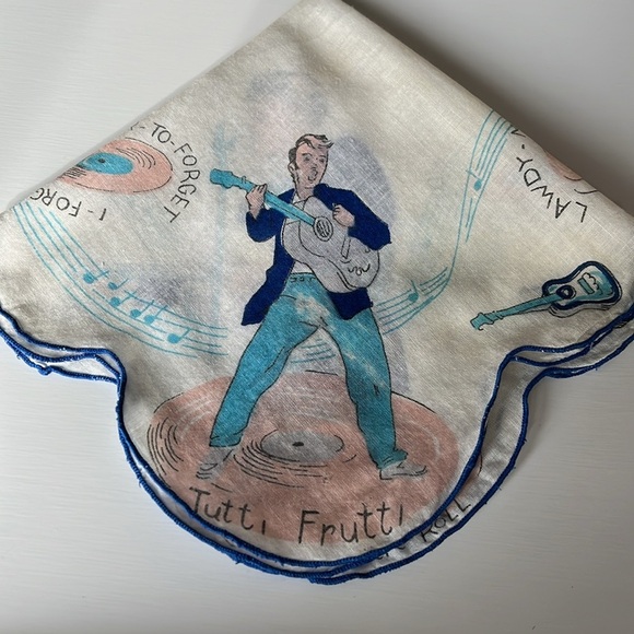 Elvis Presley Other - Vintage Elvis Presley Enterprises 1956 Souvenir Handkerchief